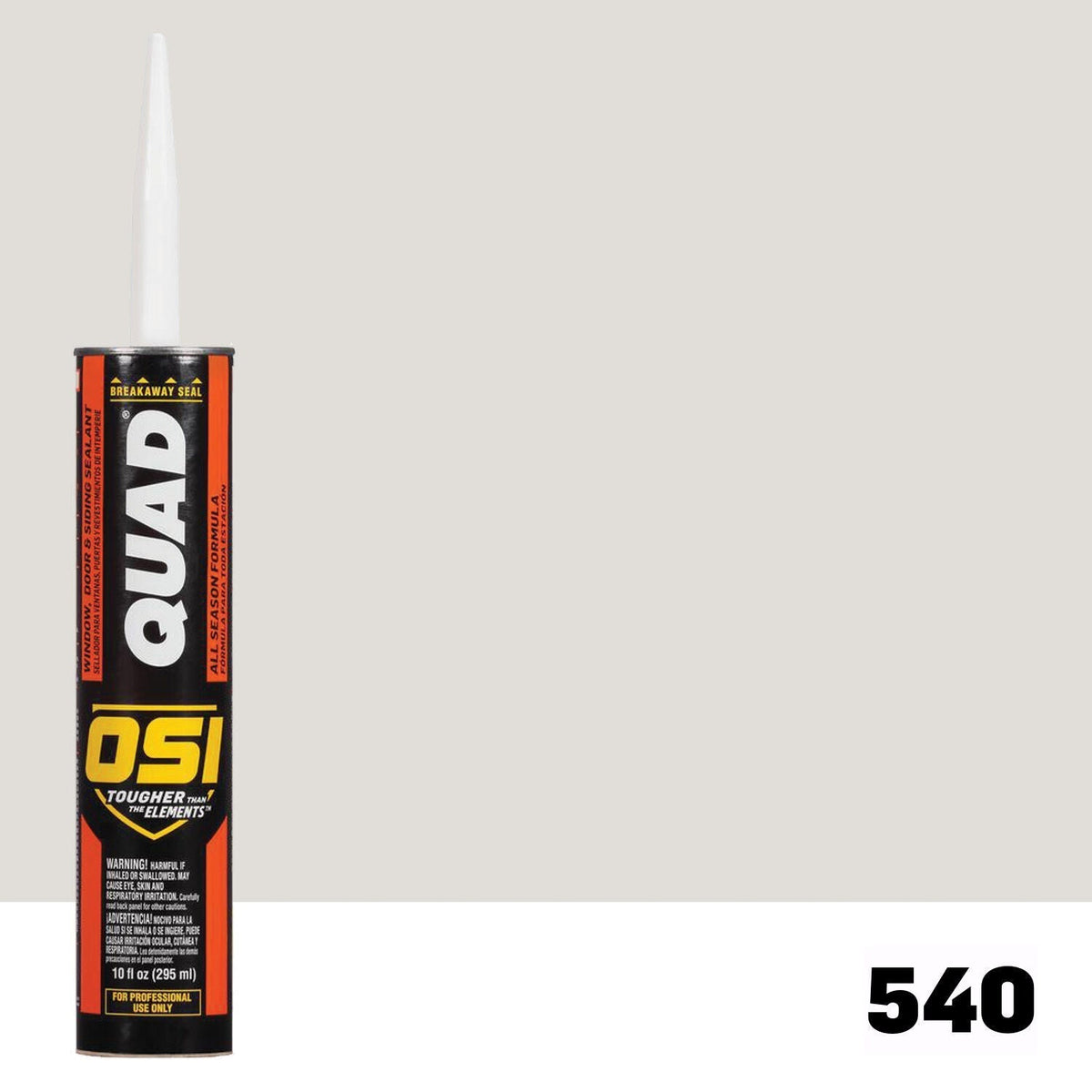 OSI QUAD 540 Paintable Solvent CaulkFREE CAULK GUN $25Value | IDH# 1637184