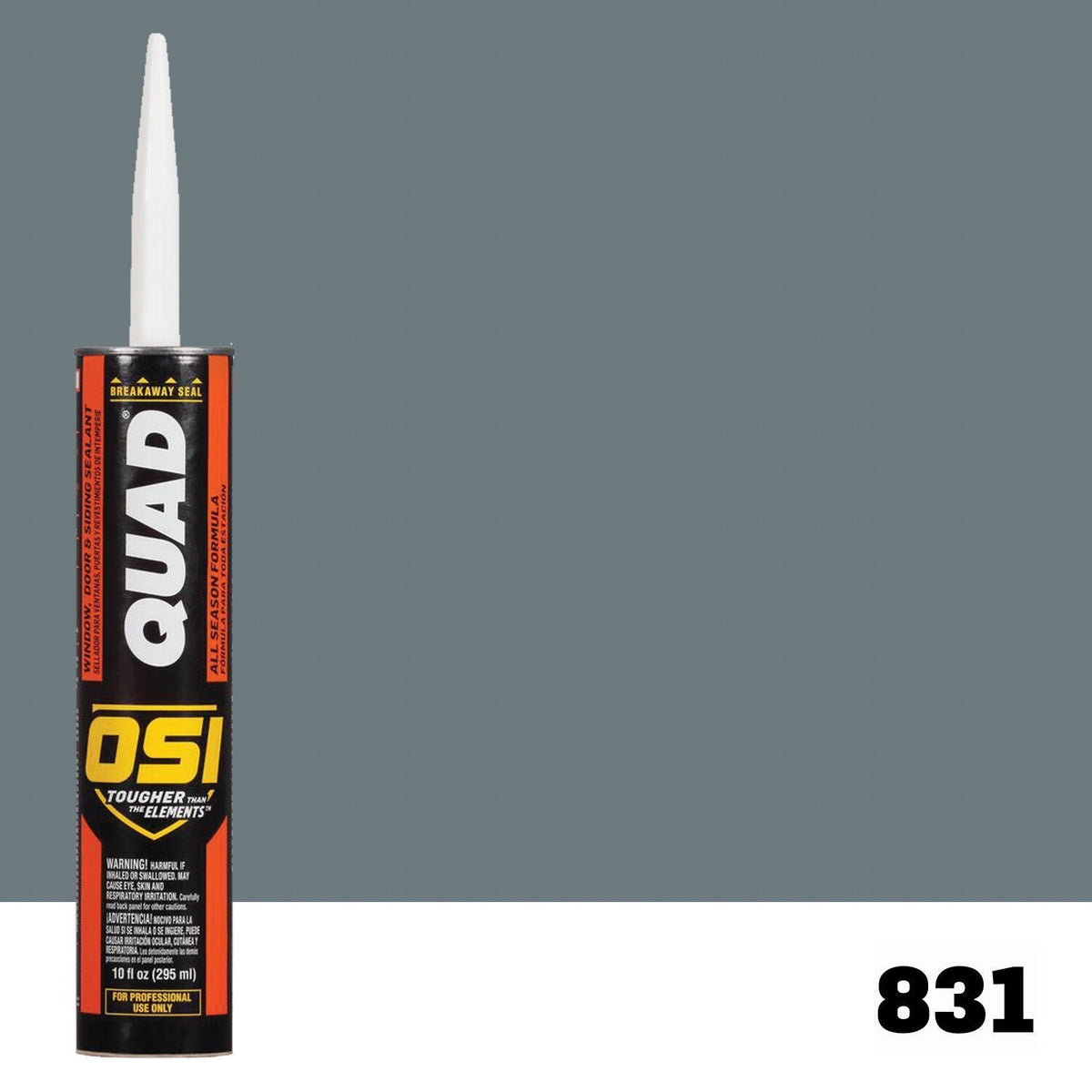 OSI QUAD 831 Paintable Solvent CaulkFREE CAULK GUN $25Value | IDH# 1636999
