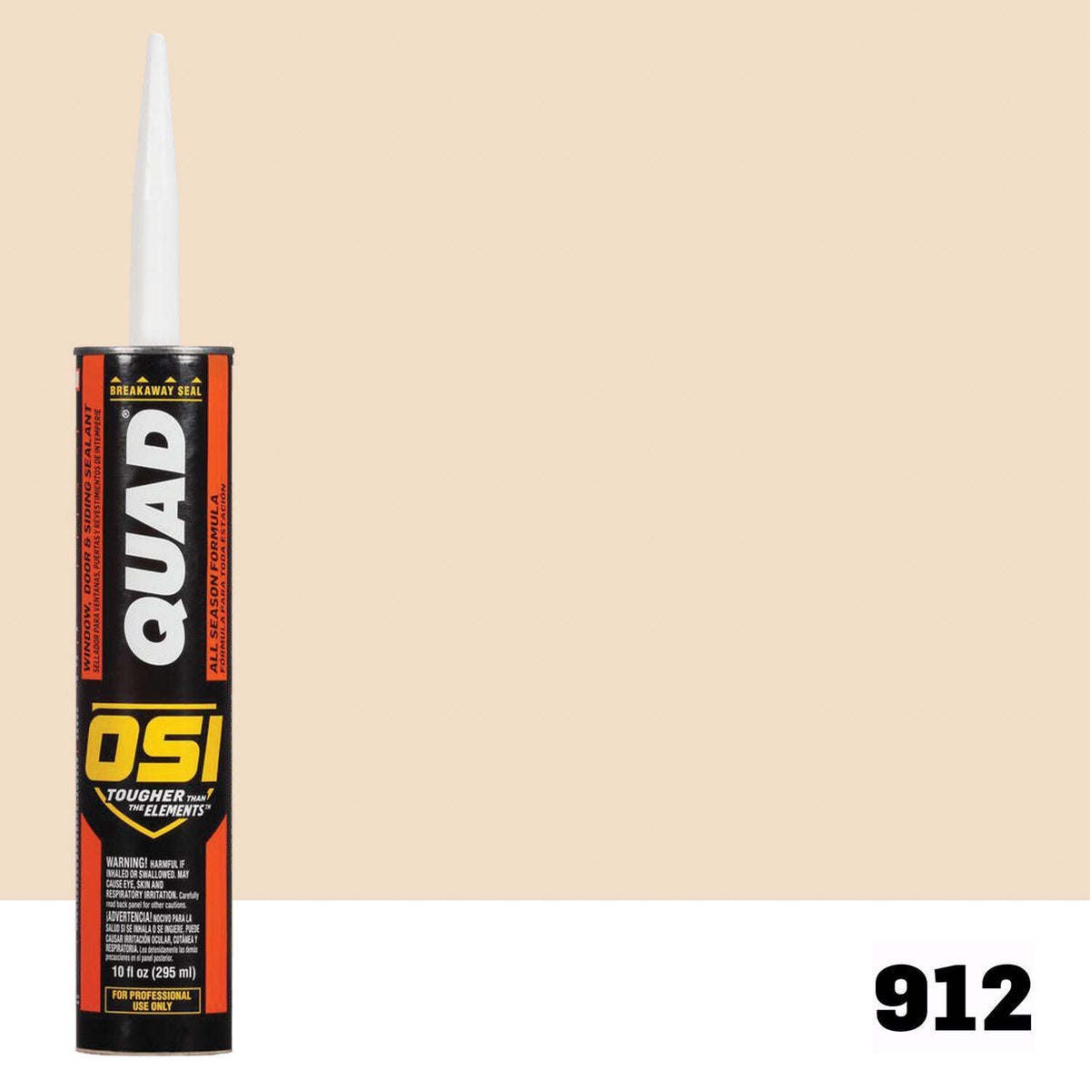 OSI QUAD 912 Paintable Solvent Caulk | IDH# 1637292