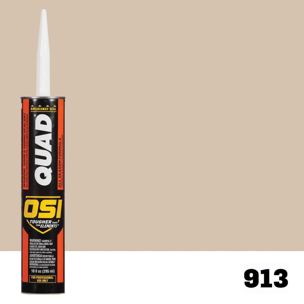 OSI QUAD 913 Paintable Solvent Caulk | IDH# 1637077