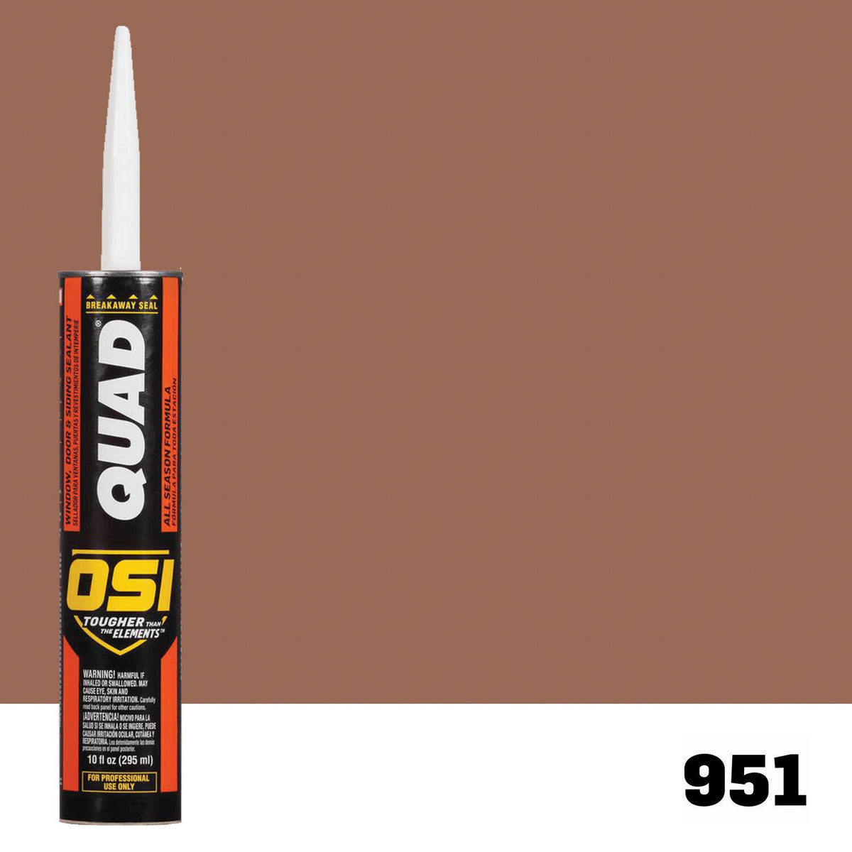 OSI QUAD 951 Paintable Solvent CaulkFREE CAULK GUN $25Value | IDH# 1636996