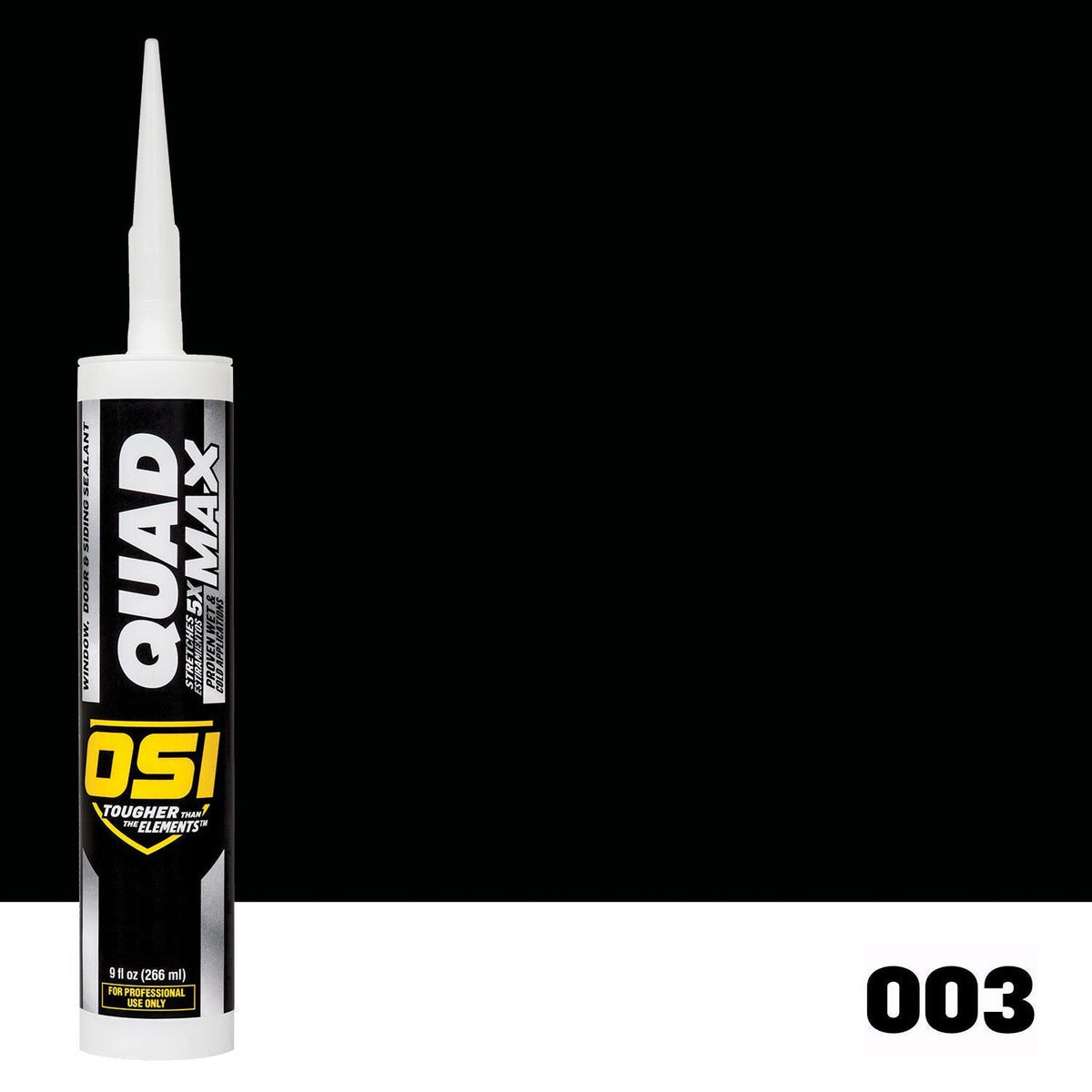 OSI QUAD MAX 003 Paintable Window, Door & Siding SealantFREE CAULK GUN $25Value | IDH# 1868687