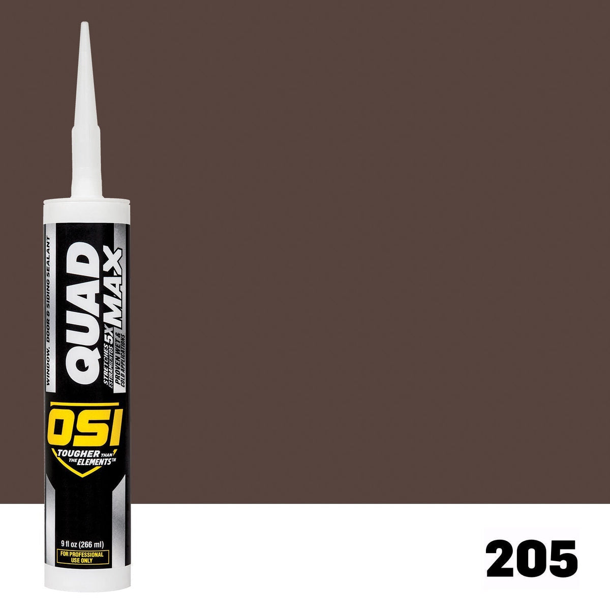OSI QUAD MAX 205 Paintable Window, Door & Siding SealantFREE CAULK GUN $25Value | IDH# 1868712
