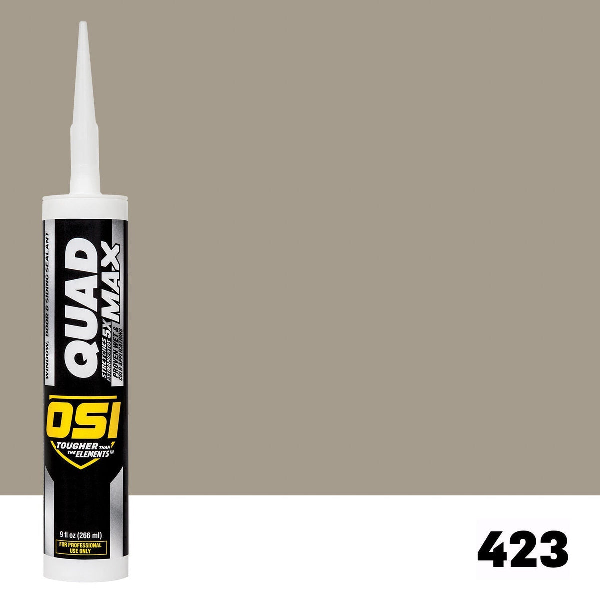 OSI QUAD MAX 423 Paintable Window, Door & Siding SealantFREE CAULK GUN $25Value | IDH# 1869386