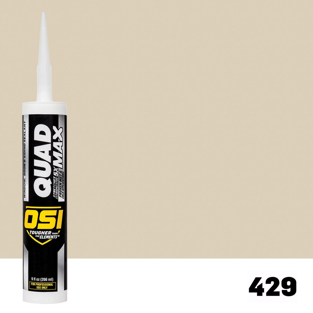 OSI QUAD MAX 429 Paintable Window, Door & Siding SealantFREE CAULK GUN $25Value | IDH# 1869392