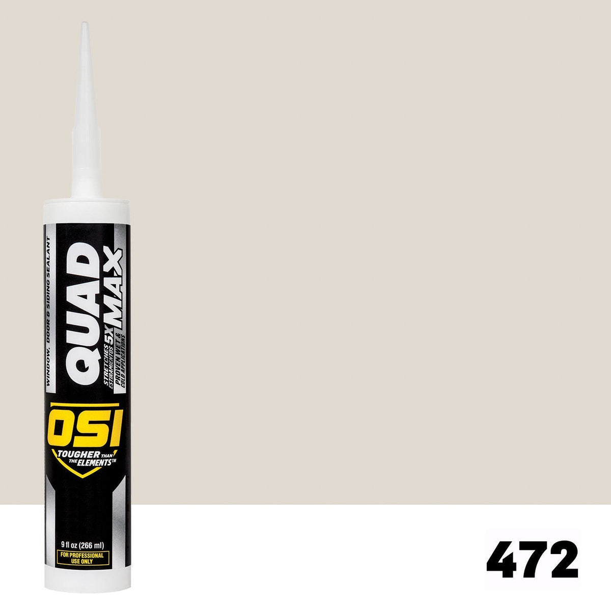 OSI QUAD MAX 472 Paintable Window, Door & Siding SealantFREE CAULK GUN $25Value | IDH# 1869422