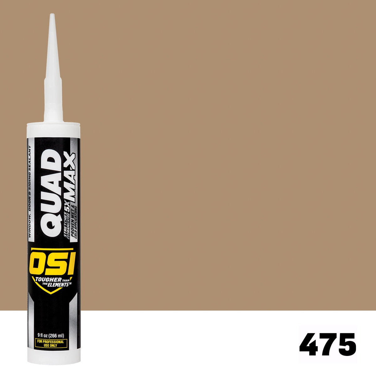 OSI QUAD MAX 475 Paintable Window, Door & Siding SealantFREE CAULK GUN $25Value | IDH# 2938257