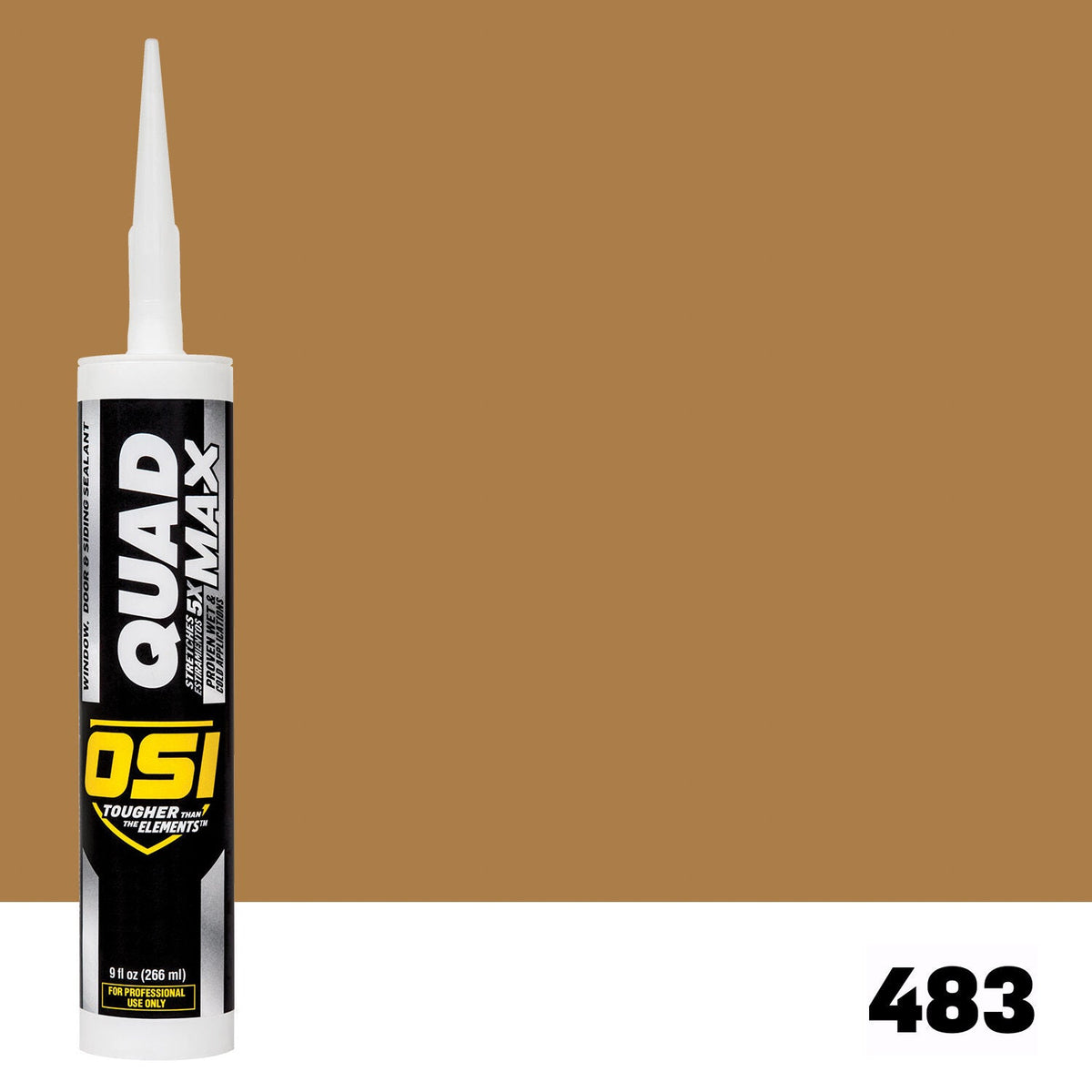 OSI QUAD MAX 483 Paintable Window, Door & Siding SealantFREE CAULK GUN $25Value | IDH# 1869428