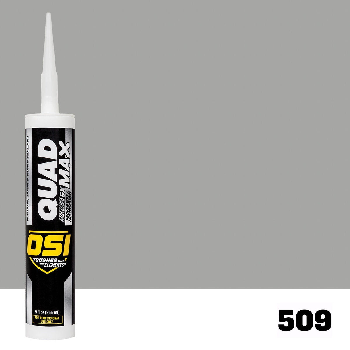 OSI QUAD MAX 509 Paintable Window, Door & Siding SealantFREE CAULK GUN $25Value | IDH# 1869453