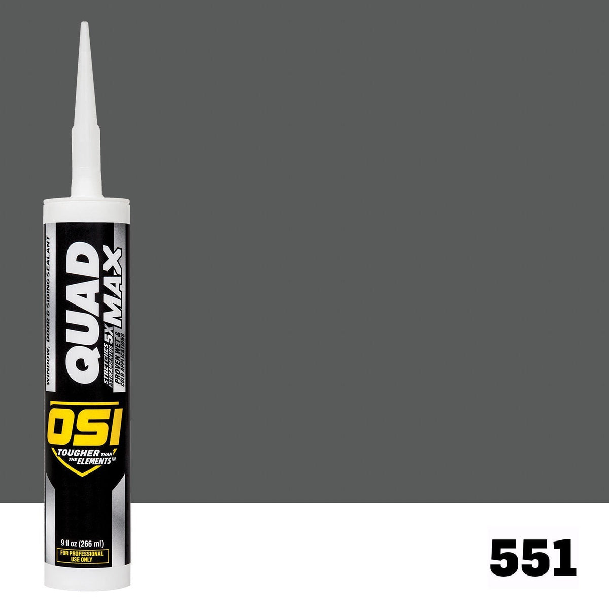 OSI QUAD MAX 551 Paintable Window, Door & Siding SealantFREE CAULK GUN $25Value | IDH# 1869643