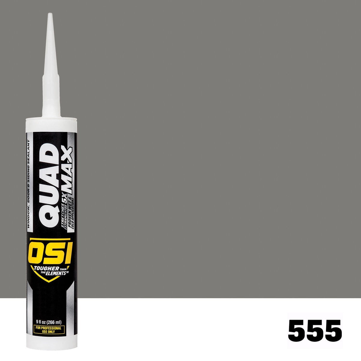 OSI QUAD MAX 555 Paintable Window, Door & Siding SealantFREE CAULK GUN $25Value | IDH# 2414581