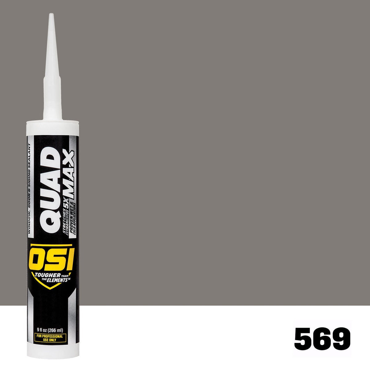 OSI QUAD MAX 569 Paintable Window, Door & Siding SealantFREE CAULK GUN $25Value | IDH# 1923643