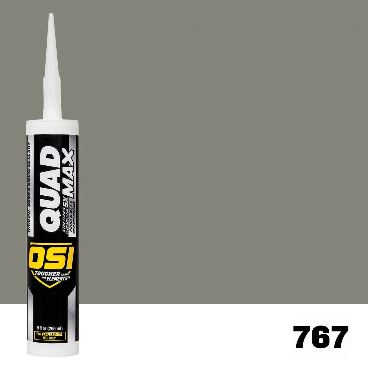 OSI QUAD MAX 767 Paintable Window, Door & Siding SealantFREE CAULK GUN $25Value | IDH# 1869713