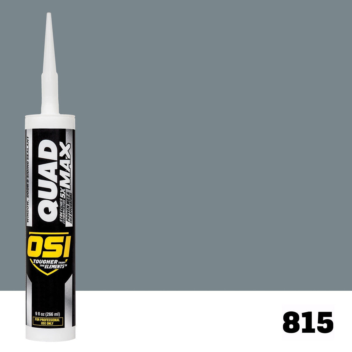 OSI QUAD MAX 815 Paintable Window, Door & Siding SealantFREE CAULK GUN $25Value | IDH# 1869739