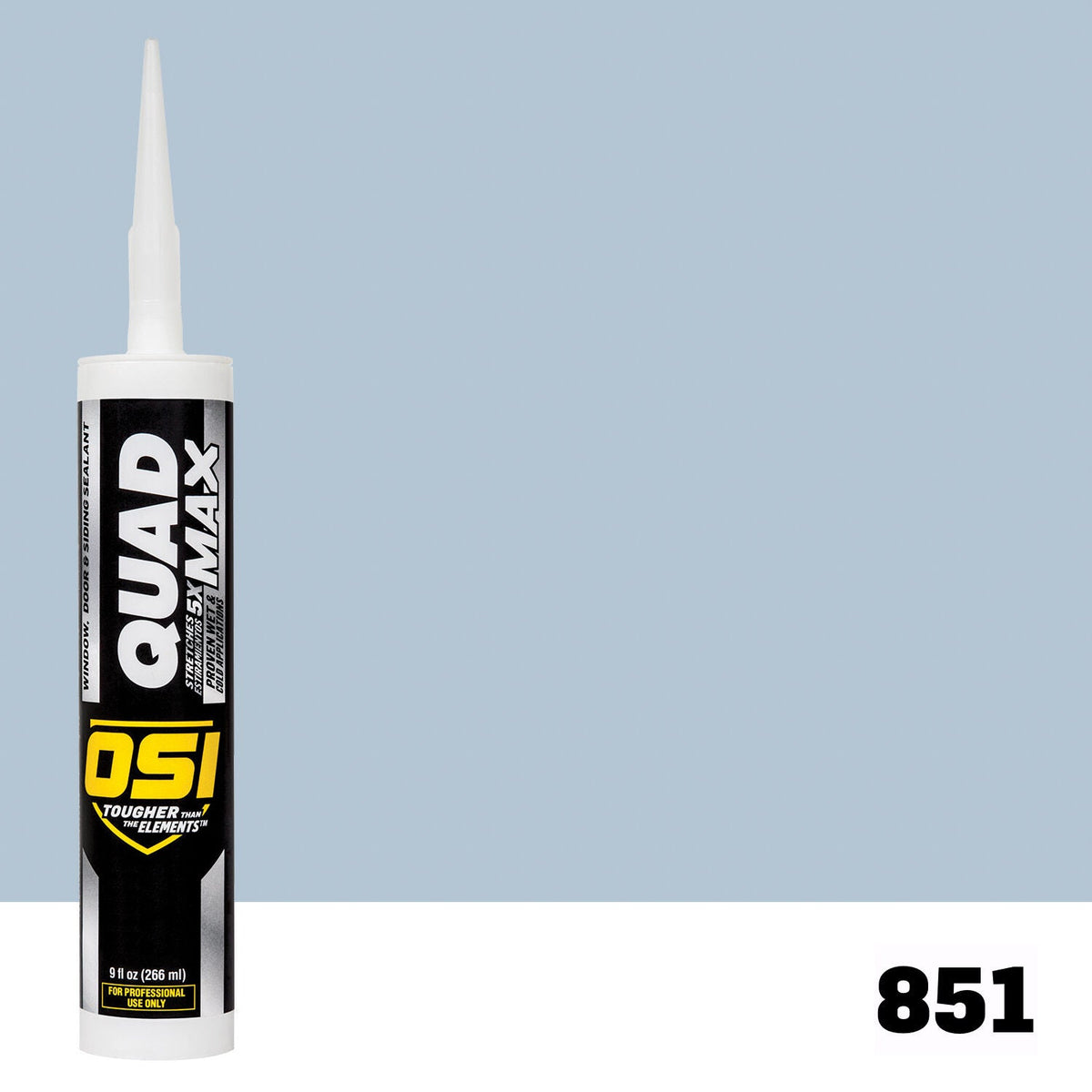 OSI QUAD MAX 851 Paintable Window, Door & Siding SealantFREE CAULK GUN $25Value | IDH# 1869762
