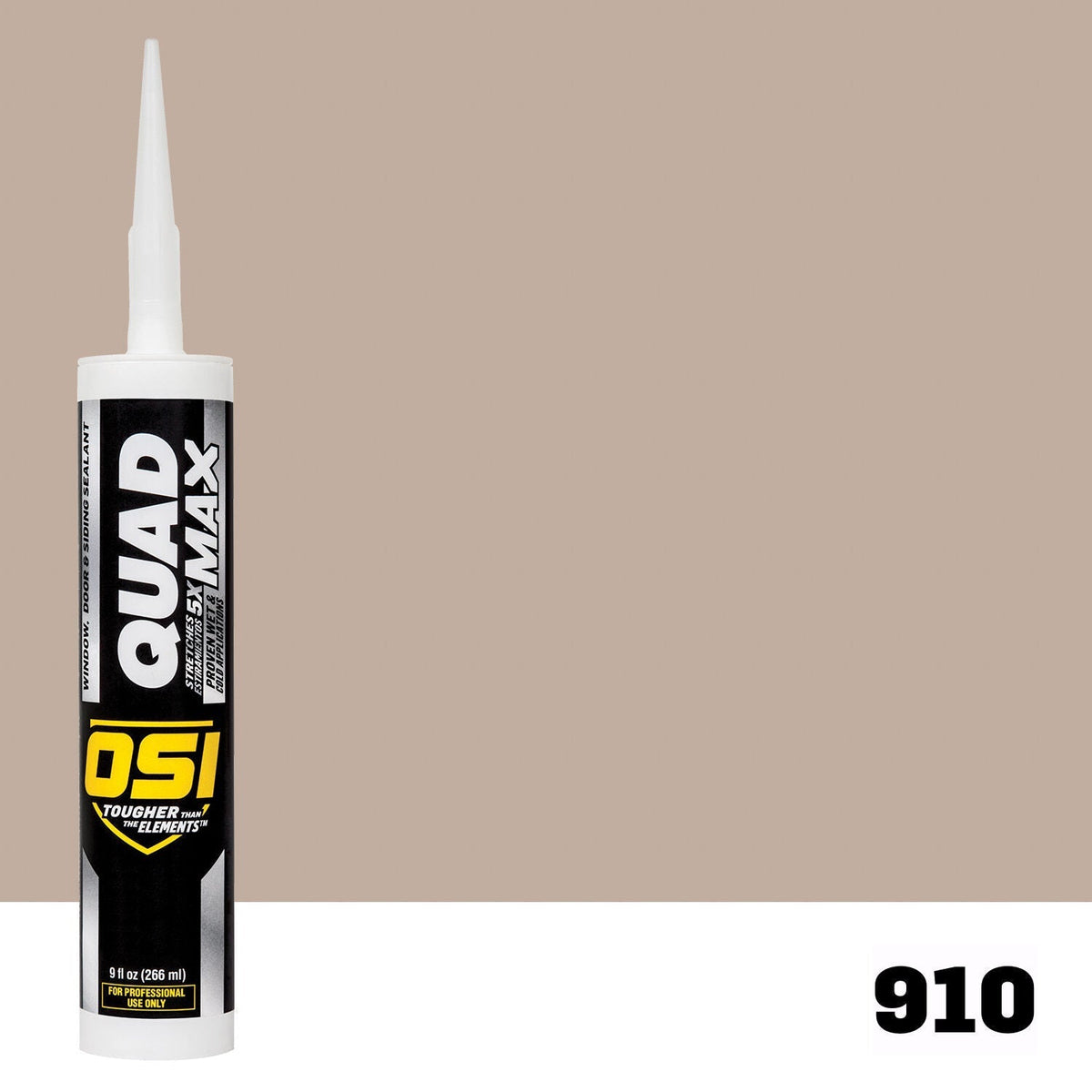 OSI QUAD MAX 910 Paintable Window, Door & Siding SealantFREE CAULK GUN $25Value | IDH# 1869779