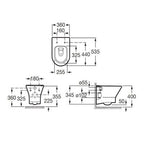 Nexo Wall Hung Toilet Pan