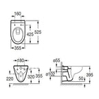Laura Wall Hung Toilet Pan