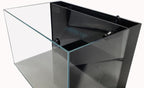 10 Gallon - CRYSTAL 45 Degree Low Iron Ultra Clear Aquarium with Built in Back Filter