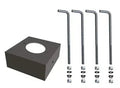 RAB P4" round anchor bolt kit with BOLT 4/11 BASE-R4