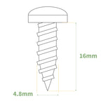 4.8mm x 16mm Window Repair Screws (25 Pack)