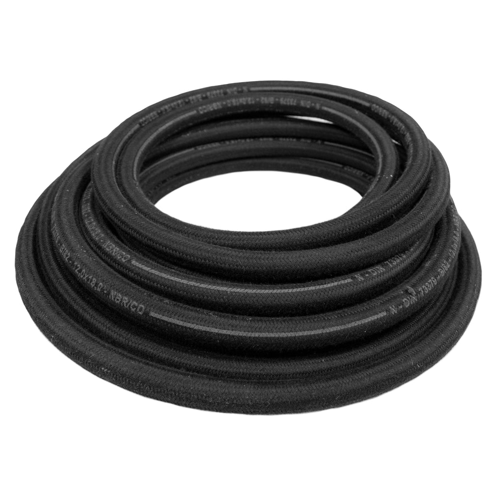 Rubber Reinforced with a Heat Resistant Textile Braid 8mm/13mm