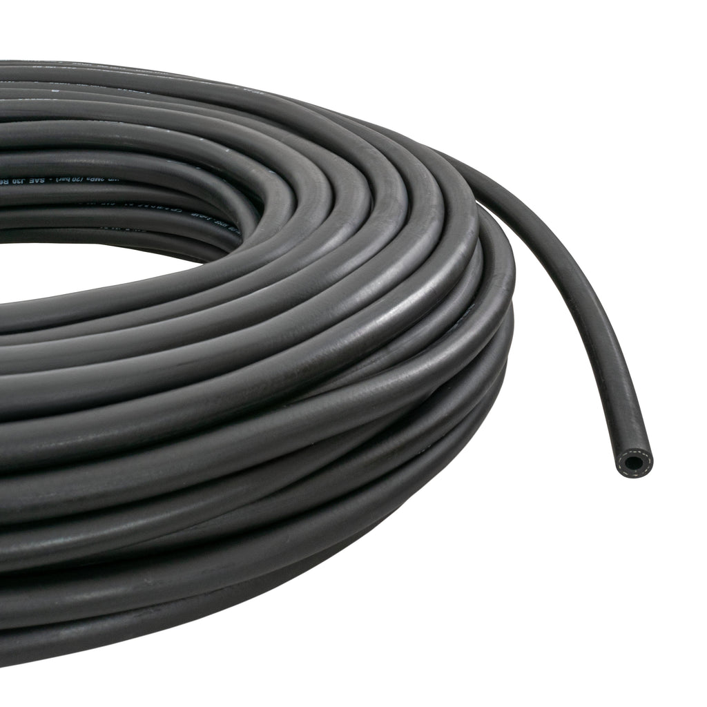 Rubber 7mm Braided Fuel, Oil Hose SAE J30 R6