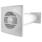 Through Wall Ventilation Kit RICO Standard Fan with Brown External Vent