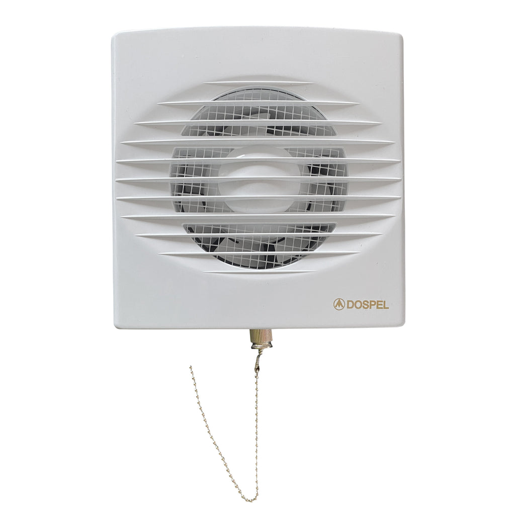 Through Wall Ventilation Kit RICO Pull-Cord Switch Fan with Graphite External Vent