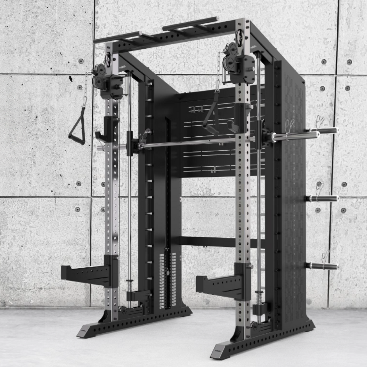 RMC GRAVIX Commercial RM7 Power Rack + Smith Machine Functional Trainer