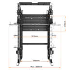 RMC GRAVIX Commercial RM7 Power Rack + Smith Machine Functional Trainer
