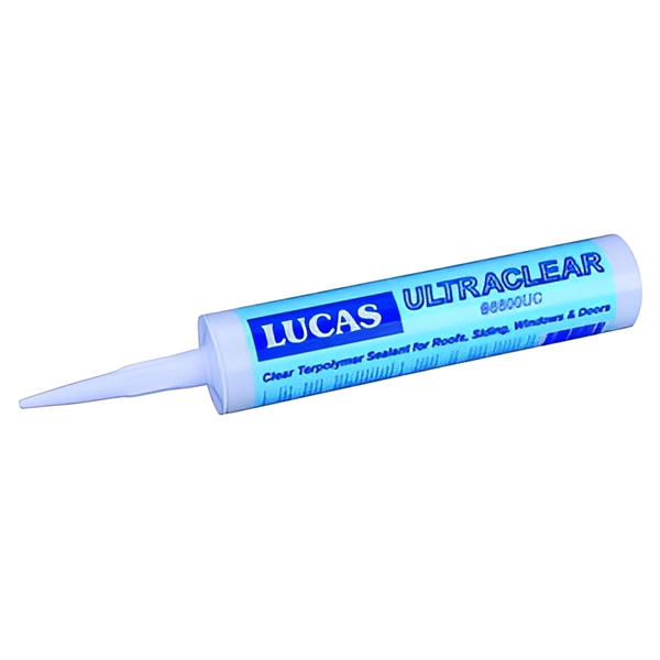 Lucas Ultraclear Terpolymer Sealant #6600UC - 12 x 10 oz Tubes