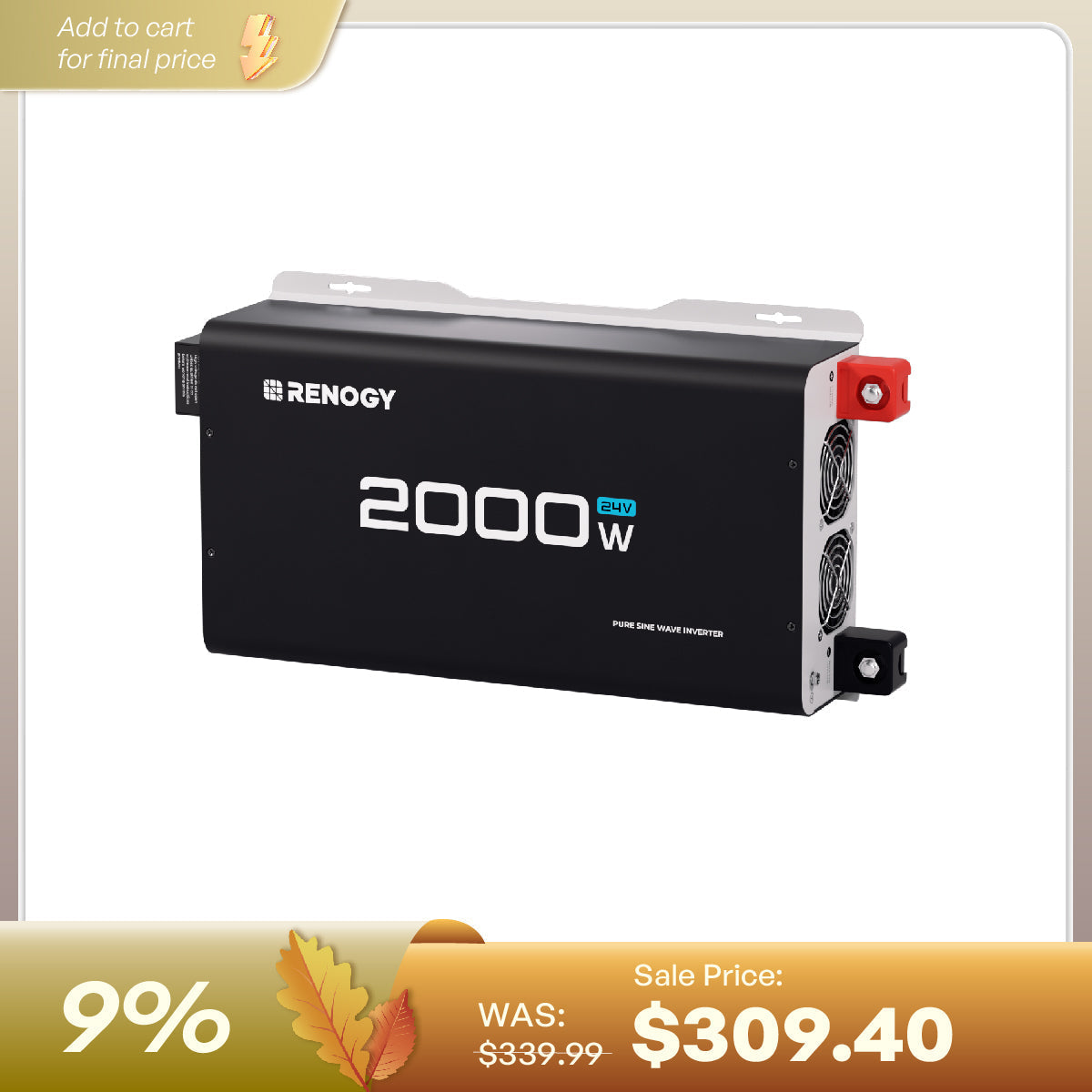 2000W 24V Pure Sine Wave Inverter