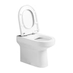 Rimini Rimless Back to wall Toilet With Soft Close Seat - White
