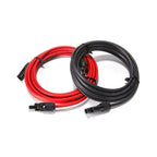 Rich Solar 10 Gauge (10AWG) 20 Feet Solar Panel Extension Cable Wire With Solar Connectors