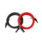 Rich Solar 10 Gauge (10AWG) 20 Feet Solar Panel Extension Cable Wire With Solar Connectors