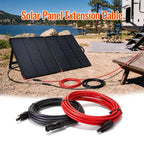 Rich Solar 10 Gauge (10AWG) 50 Feet Solar Panel Extension Cable Wire With Solar Connectors
