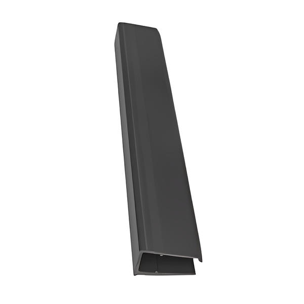 PVC Roof Sheet End Closure (10mm) 2.1m - Brown