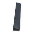 PVC Roof Sheet End Closure (16mm) 2.1m - Anthracite Grey