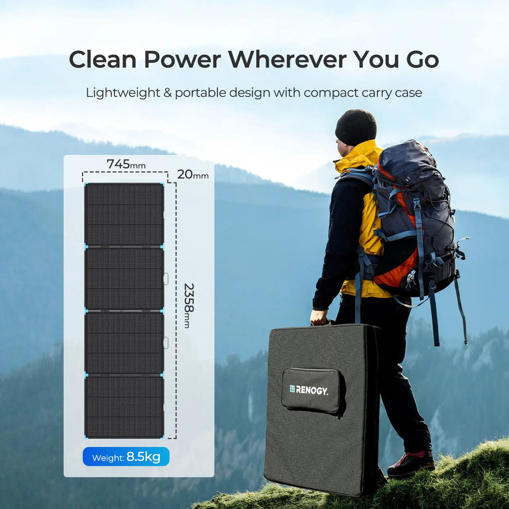 100/300W N-Type Lightweight Portable Solar Panel Suitcase