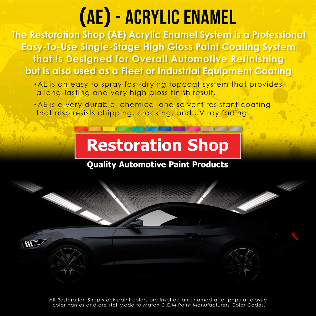 Medium Blue Acrylic Enamel Auto Paint - Complete Quart Paint Kit - Professional Single Stage Automotive Car Truck Coating, 8:1 Mix Ratio 2.8 VOC