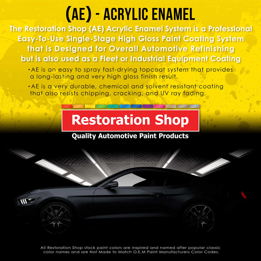 Dark Turquoise Metallic Acrylic Enamel Auto Paint - Complete Gallon Paint Kit - Pro Single Stage Automotive Car Truck Coating, 8:1 Mix Ratio 2.8 VOC