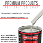 Linen White - Acrylic Lacquer Auto Paint - Complete Gallon Paint Kit with Medium Thinner - Professional Automotive Car Truck Guitar Refinish Coating