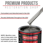 Chop Top Silver Metallic - Acrylic Lacquer Auto Paint - Complete Gallon Paint Kit with Slow Dry Thinner - Pro Automotive Car Truck Refinish Coating