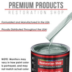 Frost Green Metallic - Acrylic Lacquer Auto Paint - Complete Gallon Paint Kit with Slow Dry Thinner - Pro Automotive Car Truck Guitar Refinish Coating