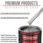 Sage Green Metallic - Acrylic Lacquer Auto Paint - Complete Gallon Paint Kit with Slow Dry Thinner - Pro Automotive Car Truck Guitar Refinish Coating