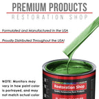 Gasser Green Metallic - Acrylic Lacquer Auto Paint - Complete Gallon Paint Kit with Slow Dry Thinner - Pro Automotive Car Truck Refinish Coating