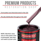 Milano Maroon Firemist - Acrylic Lacquer Auto Paint - Complete Gallon Paint Kit with Slow Dry Thinner - Pro Automotive Car Truck Refinish Coating