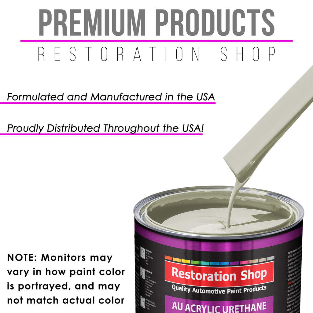 Spinnaker White Acrylic Urethane Auto Paint - Complete Gallon Paint Kit - Professional Single Stage Automotive Car Truck Coating 4:1 Mix Ratio 2.8 VOC