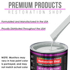 Championship White Acrylic Urethane Auto Paint - Complete Gallon Paint Kit - Professional Single Stage Automotive Car Coating, 4:1 Mix Ratio 2.8 VOC